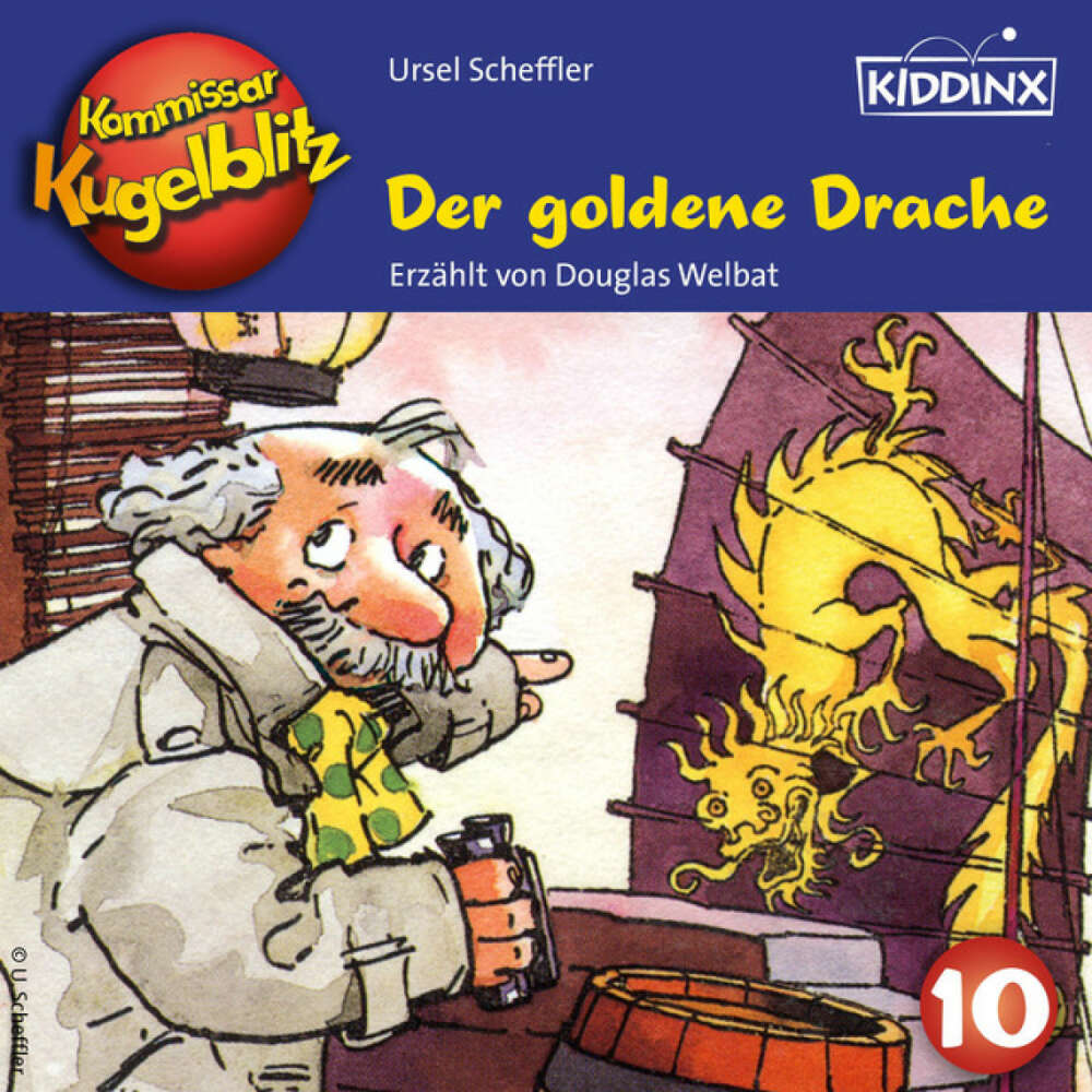 Cover von Kommissar Kugelblitz - Folge 10 - Der goldene Drache