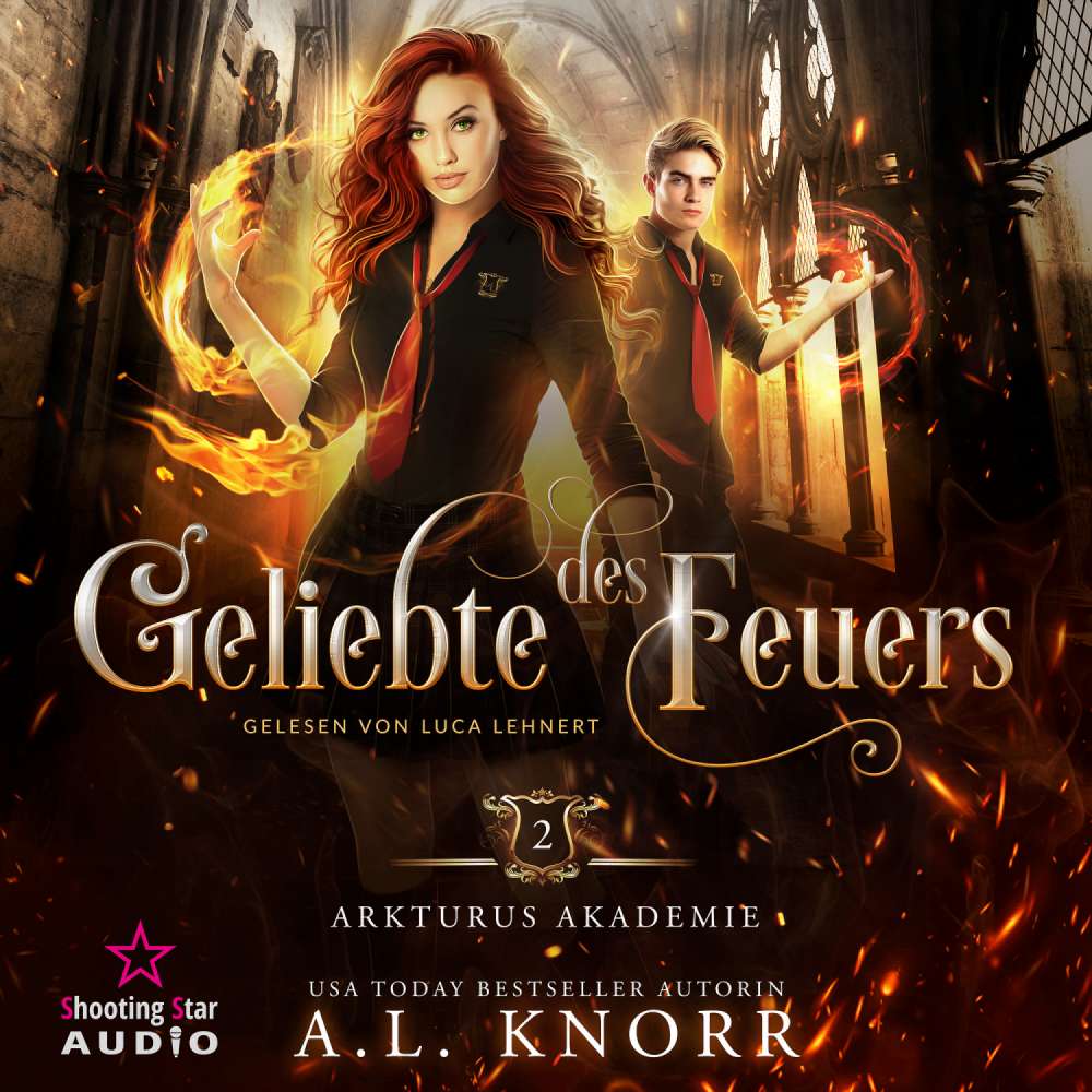 Cover von A. L. Knorr - Arkturus Akademie - Band 2 - Geliebte des Feuers