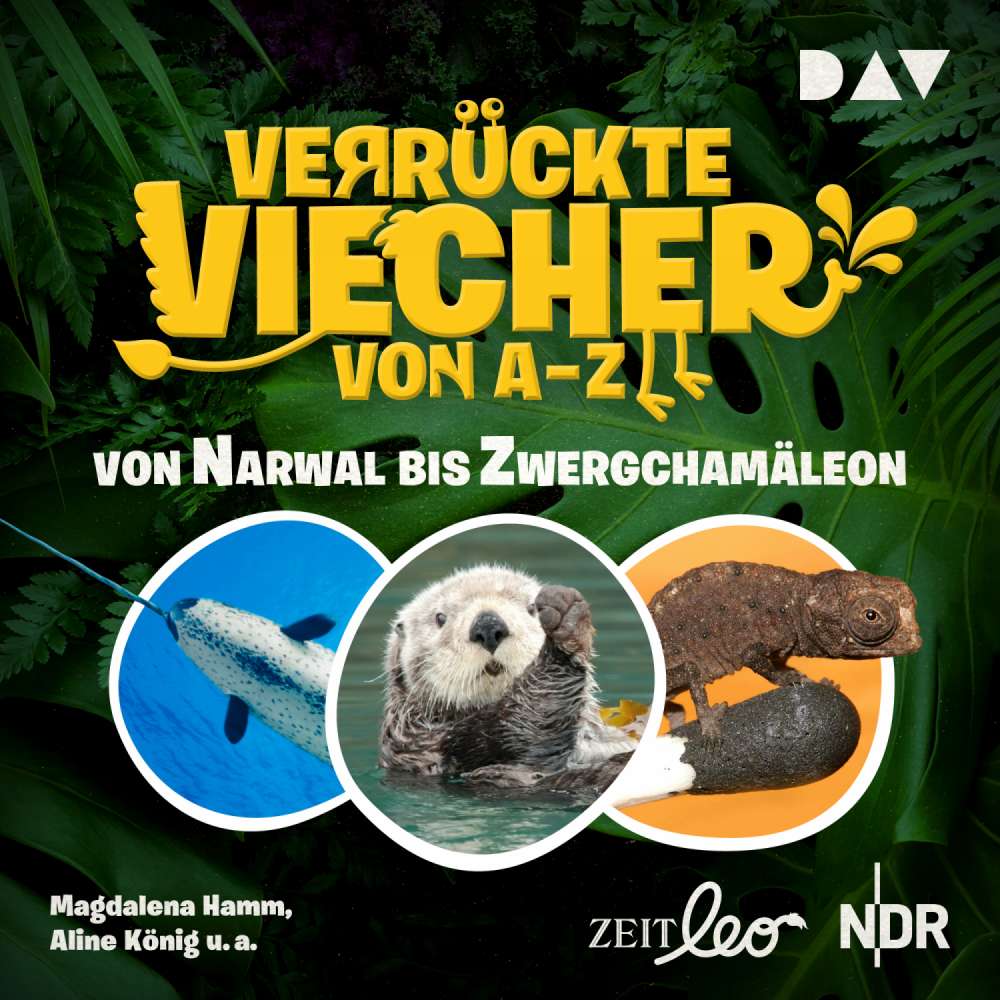 Cover von Magdalena Hamm - Verrückte Viecher von A bis Z - Band 2 - Von Narwal bis Zwergchamäleon