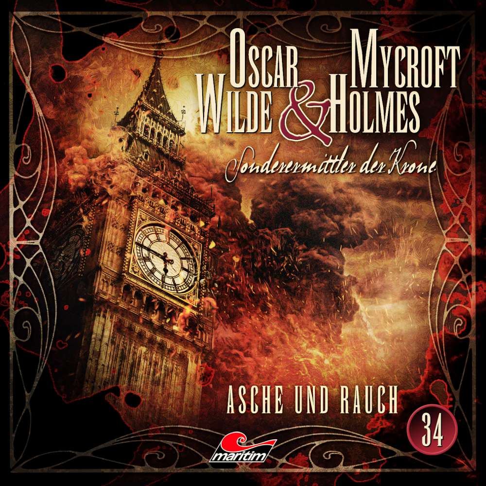 Cover von Oscar Wilde & Mycroft Holmes - Folge 34 - Asche und Rauch