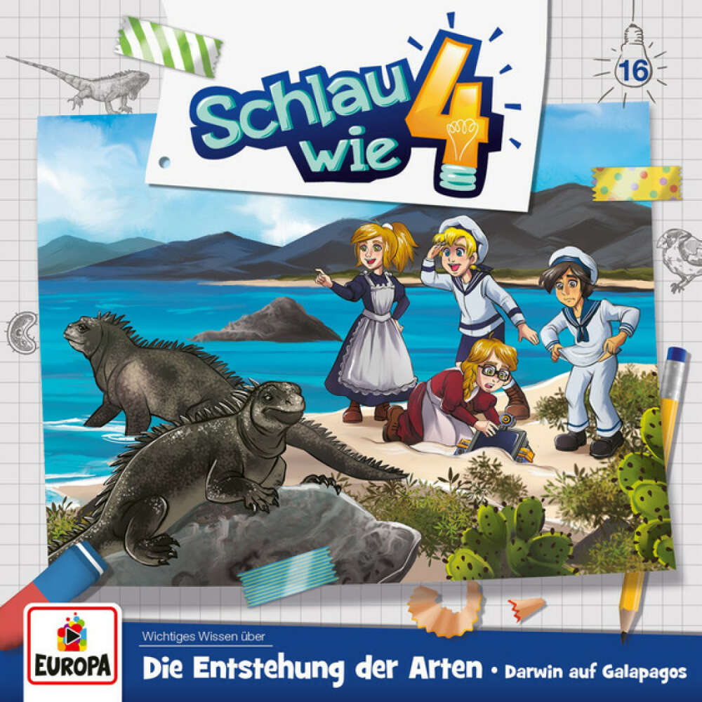 Cover von Schlau wie Vier - 016/Die Entstehung der Arten. Darwin auf Galapagos