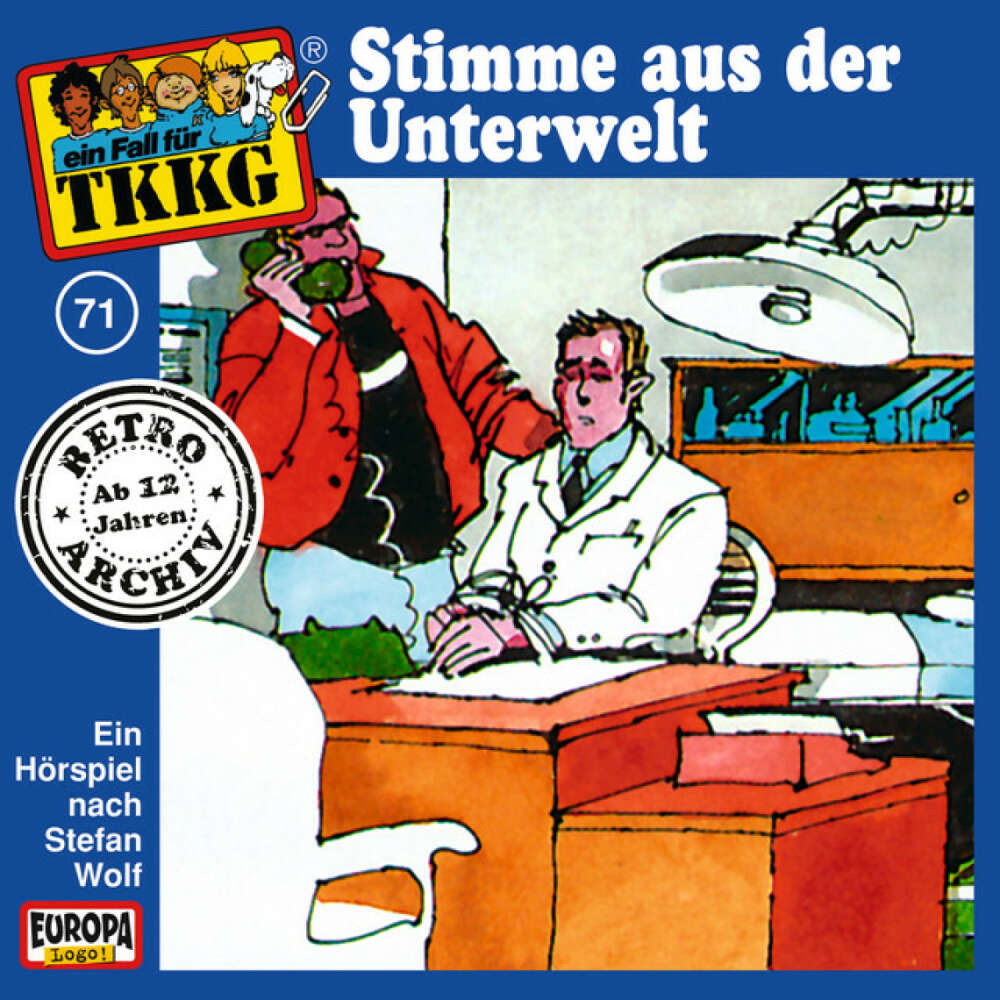 Cover von TKKG Retro-Archiv - 071/Stimme aus der Unterwelt