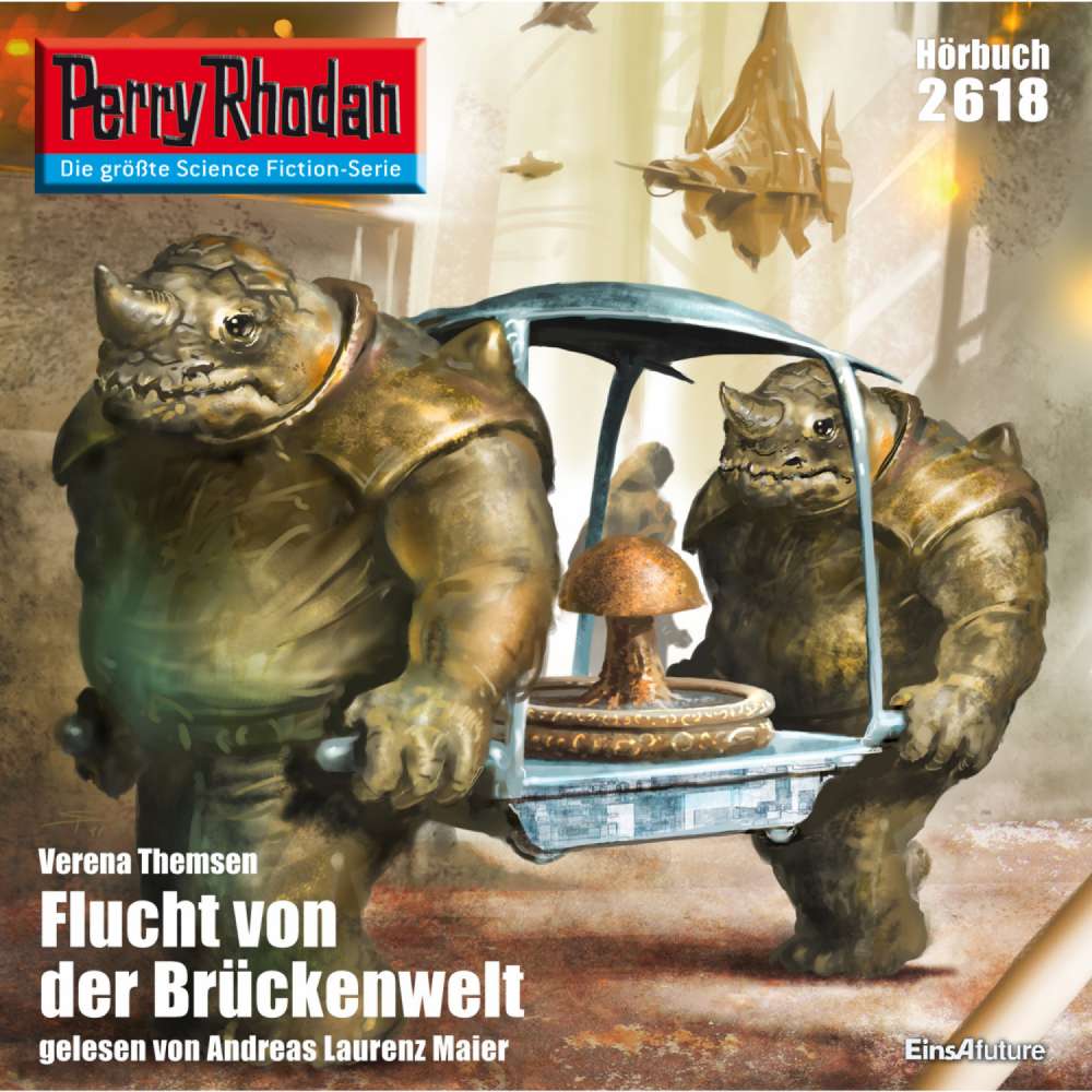 Cover von Verena Themsen - Perry Rhodan - Erstauflage 2618 - Flucht von der Brückenwelt