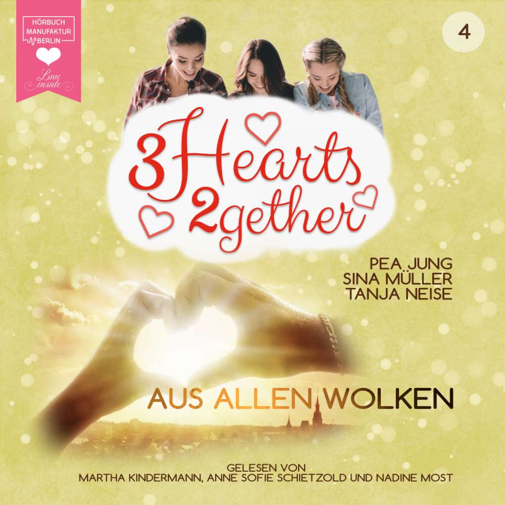 Cover von Pea Jung - 3hearts2gether - Band 4 - Aus allen Wolken