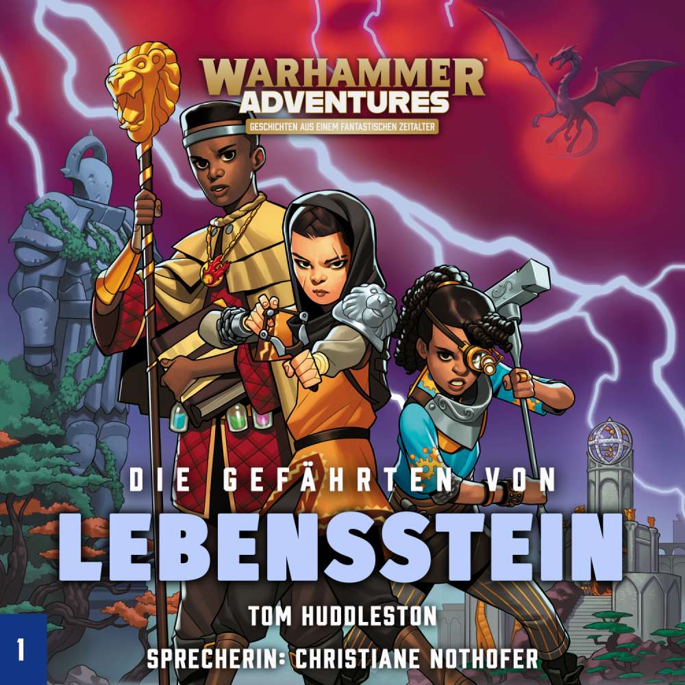 Cover von Tom Huddleston - Warhammer Adventures - Die Acht Reiche 1 - Die Gefährten von Lebensstein