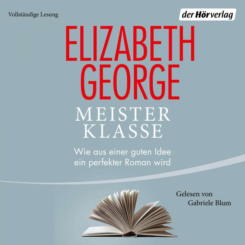 Cover von Elizabeth George - Meisterklasse - Wie aus einer guten Idee ein perfekter Roman wird