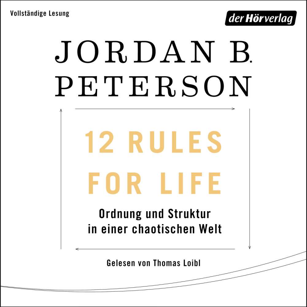 Cover von Jordan B. Peterson - 12 Rules for Life - Ordnung und Struktur in einer chaotischen Welt