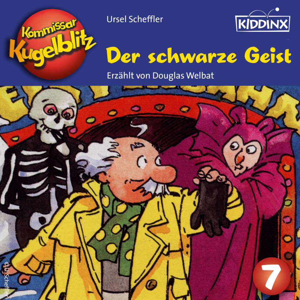 Cover von Ursel Scheffler - Kommissar Kugelblitz - Folge 7 - Der schwarze Geist