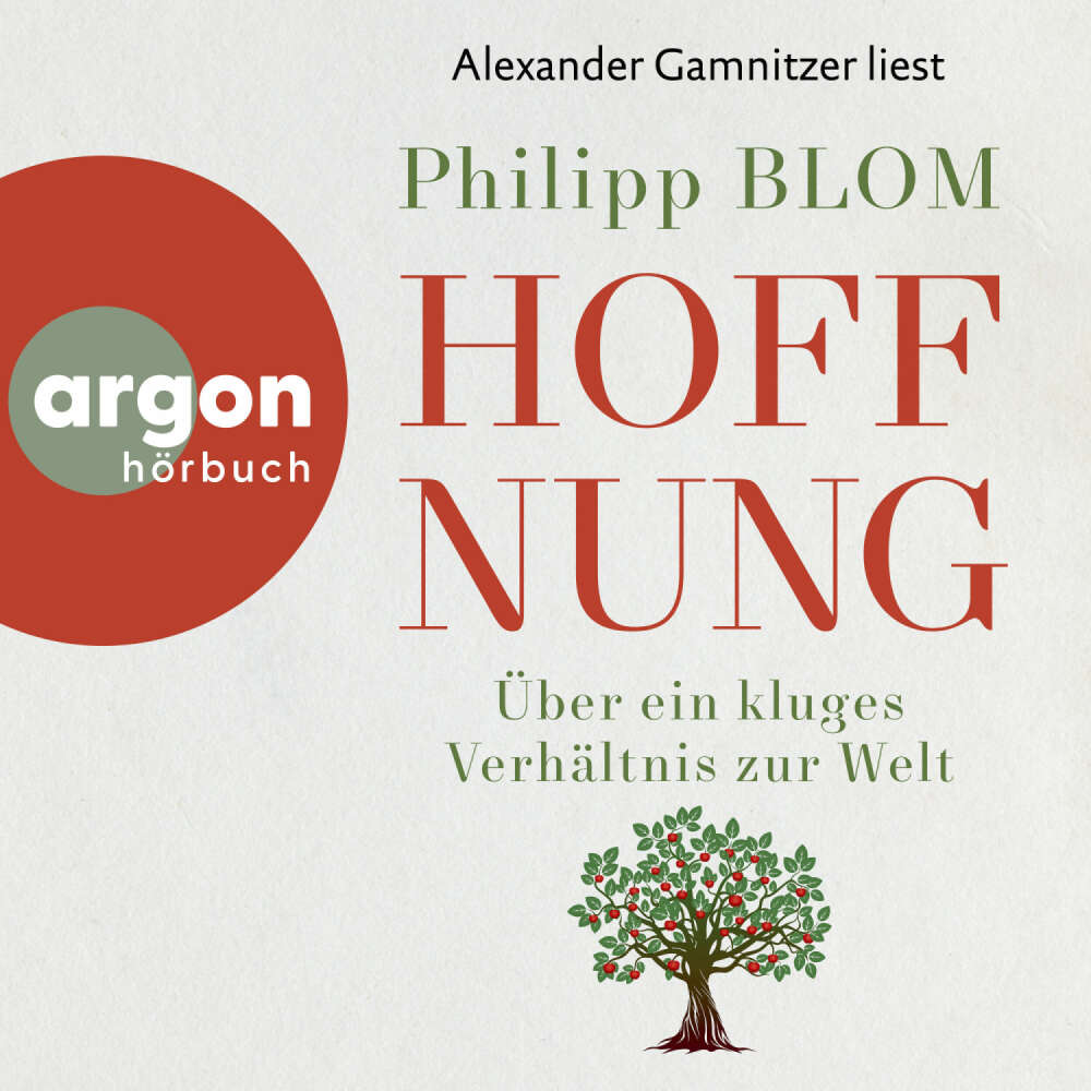 Cover von Philipp Blom - Hoffnung - Über ein kluges Verhältnis zur Welt