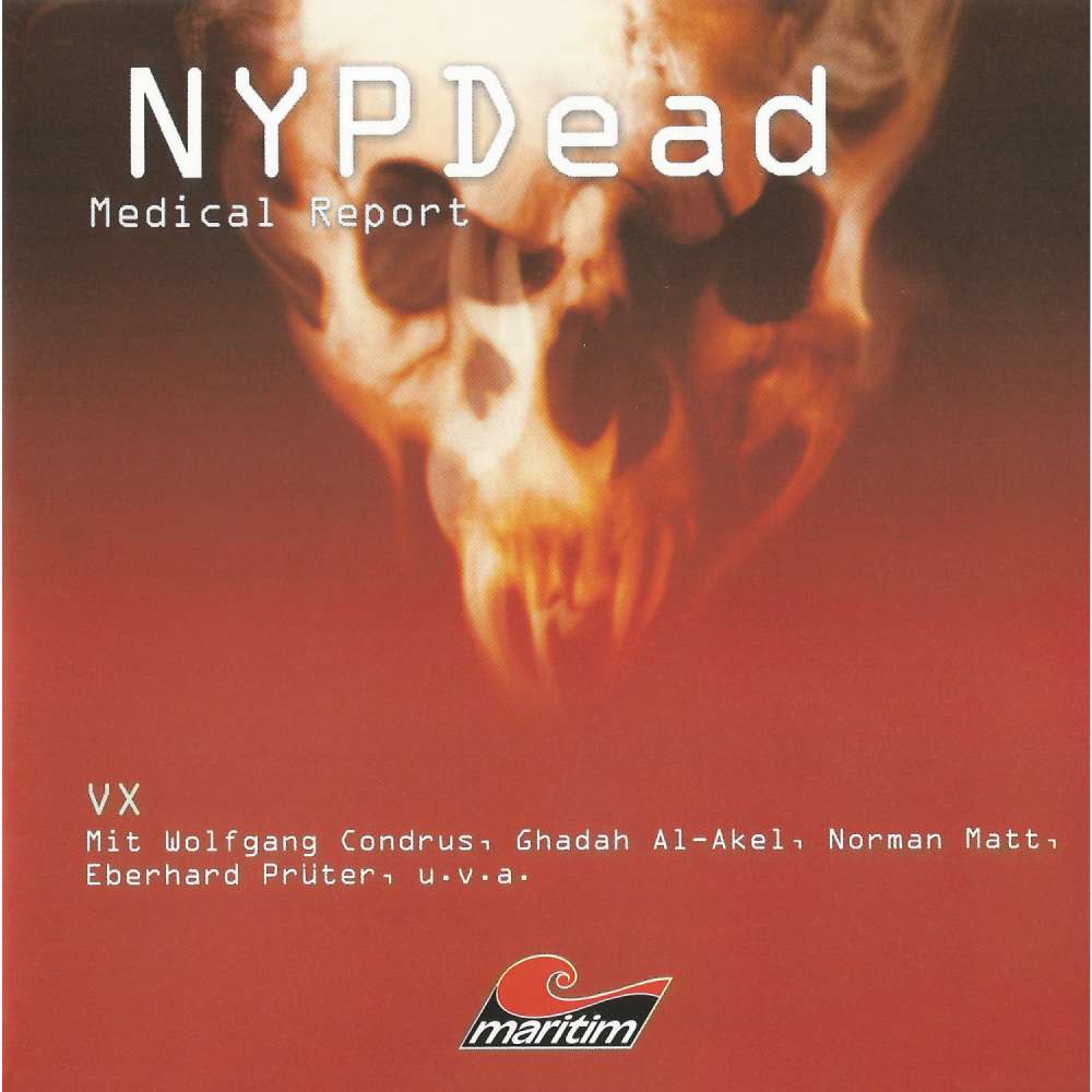 Cover von Andreas Masuth - NYPDead - Medical Report - Folge 5 - VX