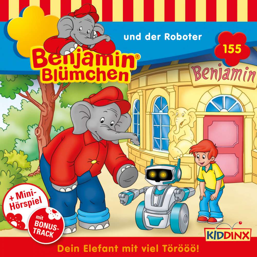 Cover von Benjamin Blümchen - Folge 155 - und der Roboter