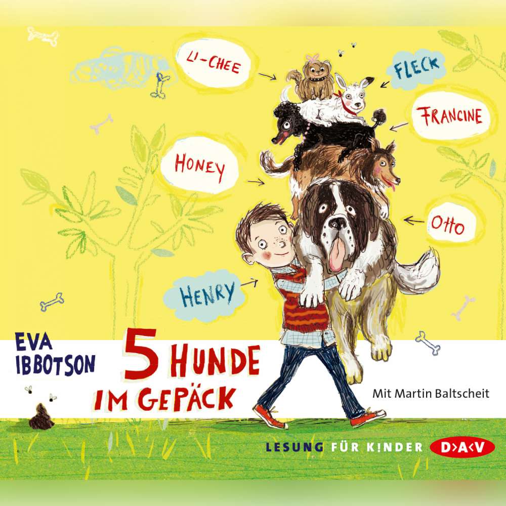 Cover von Eva Ibbotson - 5 Hunde im Gepäck