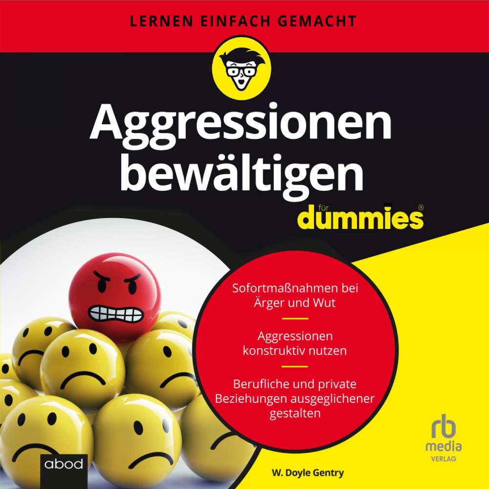 Cover von W. Doyle Gentry - Aggressionen bewältigen für Dummies - Sofortmaßnahmen bei Ärger und Wut