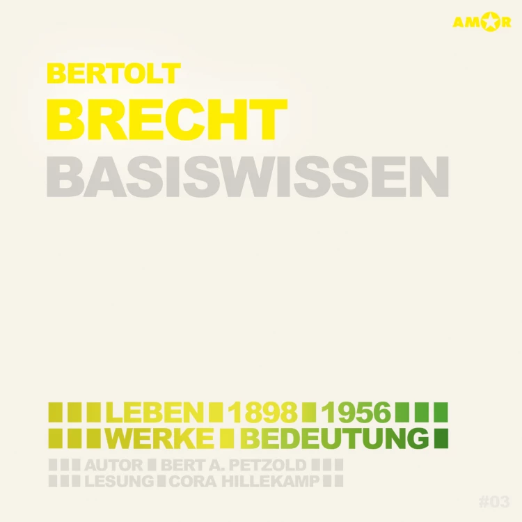 Cover von Bert Alexander Petzold - Bertolt Brecht (1898-1956) Basiswissen - Leben, Werk, Bedeutung