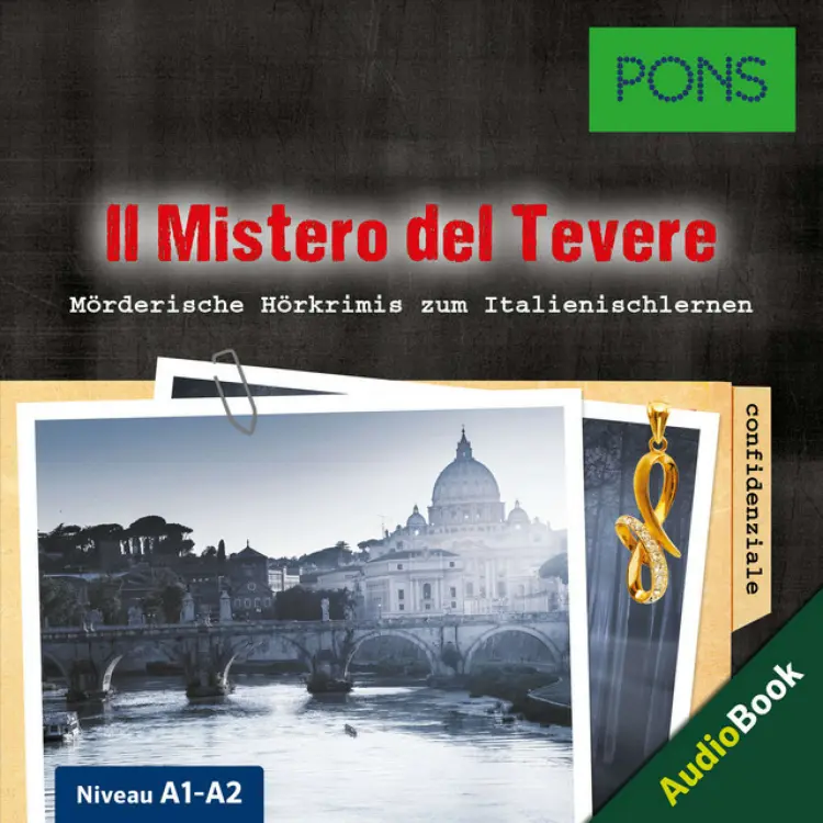 Cover von Dominic Butler - PONS Hörkrimi Italienisch: Il Mistero del Tevere [Mörderische Kurzkrimis zum Italienischlernen (A1-A2)]