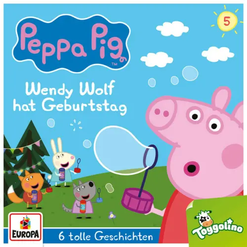 Cover von Peppa Pig Hörspiele - Folge 5 - Wendy Wolf hat Geburtstag (und 5 weitere Geschichten)