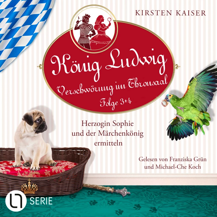 Cover von Herzogin Sophie und der Märchenkönig ermitteln - König Ludwig - Verschwörung im Thronsaal - Sammelband 2 - Folge: 3+4