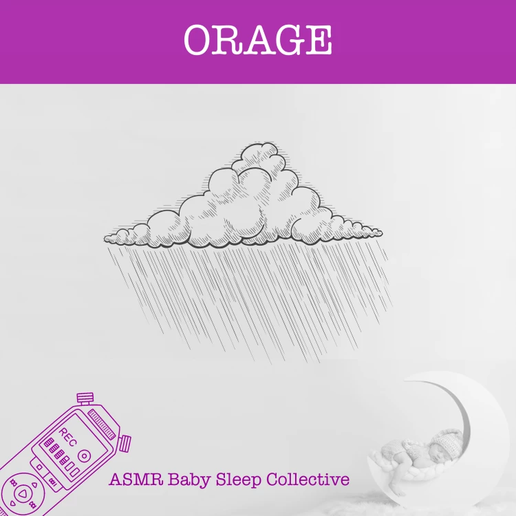 Cover von ASMR Bébé Dormir Bébé Collectif - ASMR-Sound for your Baby to Sleep - Orage