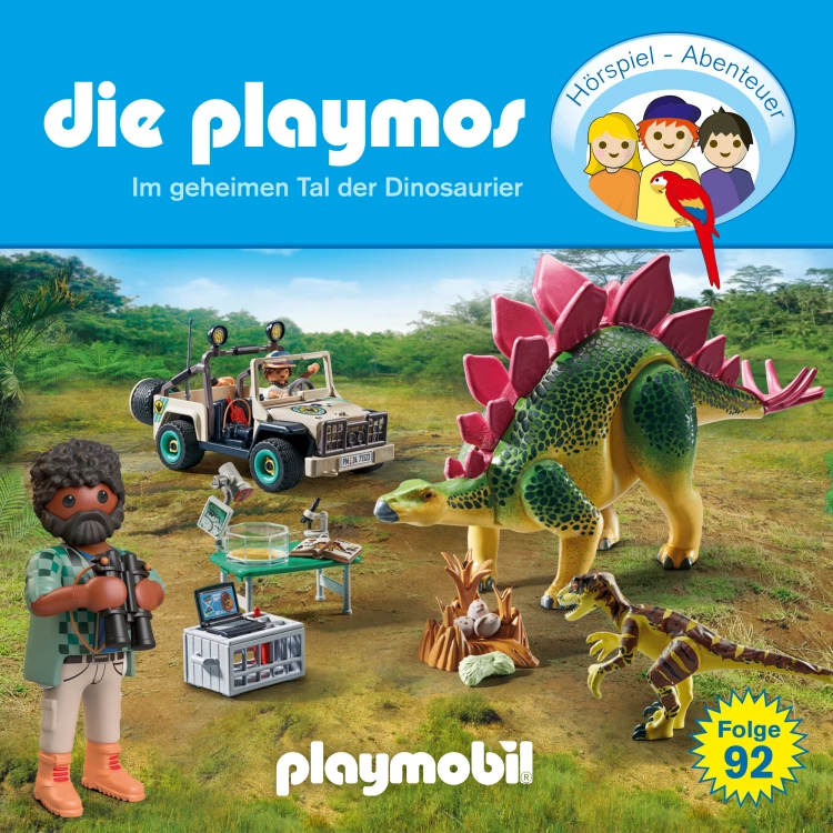 Cover von Die Playmos - Folge 92 - Im geheimen Tal der Dinosaurier