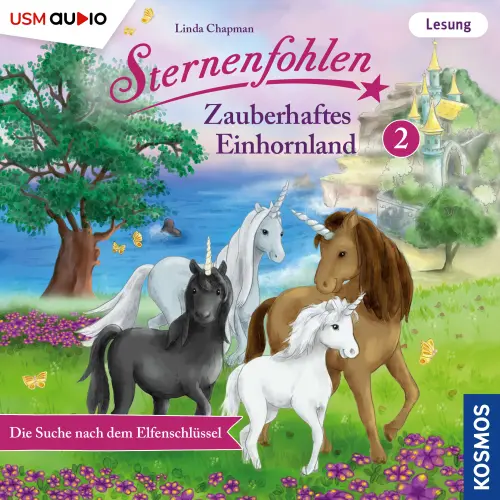 Cover von Linda Chapman - Sternenfohlen - Zauberhaftes Einhornland - Teil 2 - Die Suche nach dem Elfenschlüssel