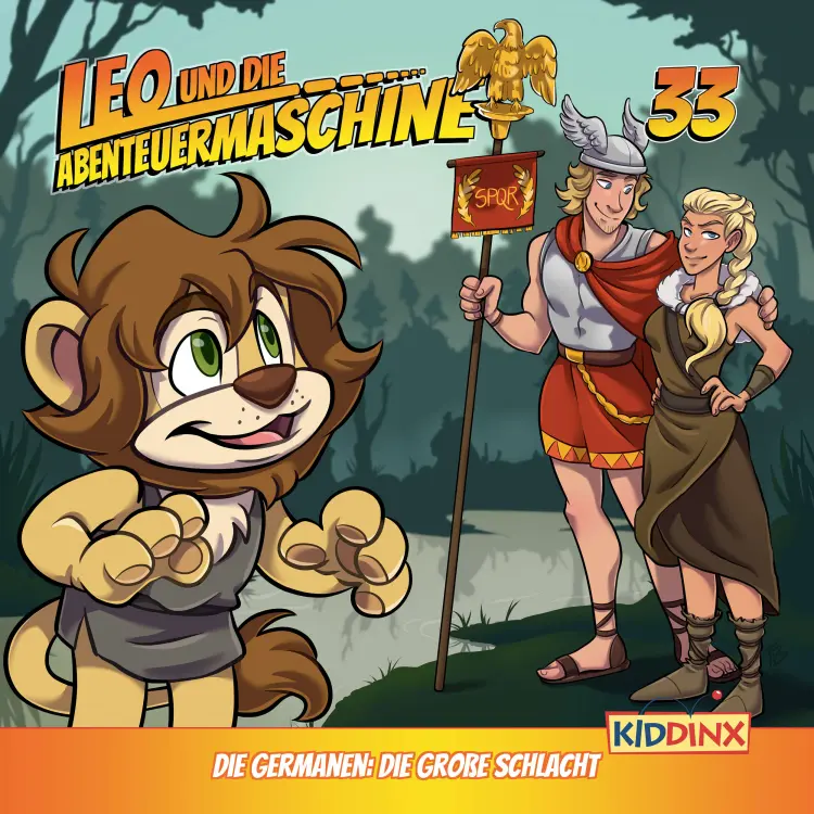 Leo und die Abenteuermaschine - Folge 33 - Die Germanen: Die große Schlacht Cover