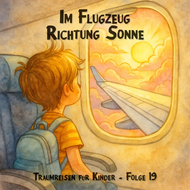 Traumreisen für Kinder - Folge 19 - Im Flugzeug Richtung Sonne Cover