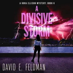 Cover - David E. Feldman - The Dora Ellison Mysteries - Book 6 - A Divisive Storm: A Gripping Mystery Thriller