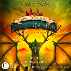 Cover - Emily Skye - Die geheime Drachenschule - Teil 4-6 in einem Bundle - Sammelband 2 - Die Reise geht weiter