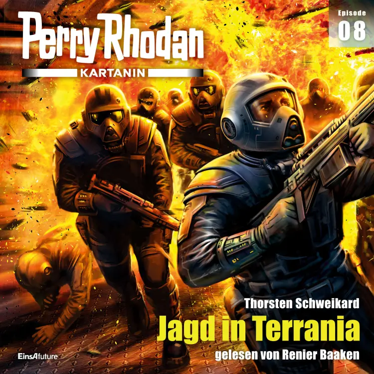 Thorsten Schweikard - Perry Rhodan - Kartanin 8 - Jagd in Terrania Cover