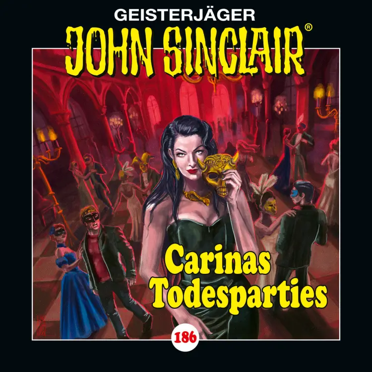 John Sinclair - Folge 186 - Carinas Todesparties Cover