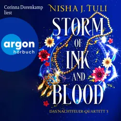 Cover - Nisha J. Tuli - Das Nachtfeuer-Quartett - Band 3 - Storm of Ink and Blood - Das Nachtfeuer-Quartett 3