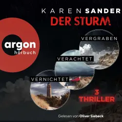 Cover - Karen Sander - Engelhardt & Krieger ermitteln - Bundle 1 - Der Sturm: Vergraben, Verachtet & Vernichtet - 3 Thriller