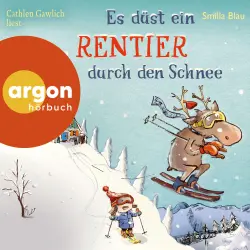 Cover - Smilla Blau - Flinn und Frieda - Band 2 - Es düst ein Rentier durch den Schnee